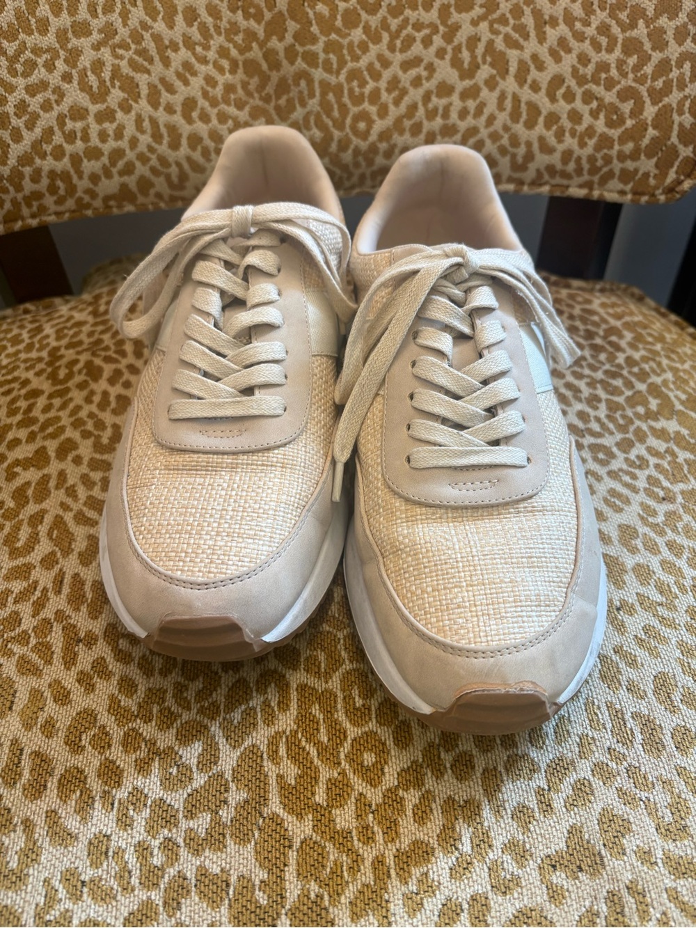 Dolce Vita Beige/Tan Platform Sneakers - Picture 3 of 7